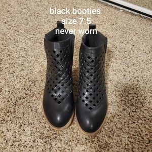 Black booties